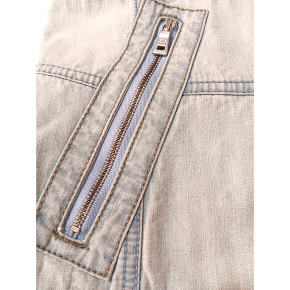 BLUE WILLI'S Retro Light Wash Jean‎ Jacket Women's Estimated Size Medium - Picture 4 of 7